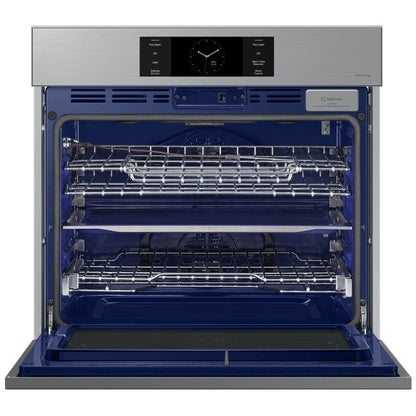 Samsung Bespoke NV51CG700SSRAA Single Wall Oven, 30 inch Exterior Width, Convection, Self Clean, 5.1 cu. ft. Capacity, Temperature Probe, Wifi Enabled, Air Fry, Stainless Steel colour