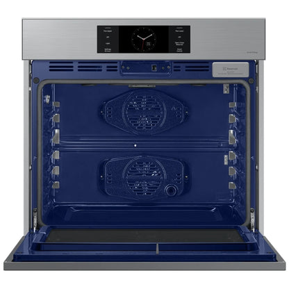 Samsung Bespoke NV51CG700SSRAA Single Wall Oven, 30 inch Exterior Width, Convection, Self Clean, 5.1 cu. ft. Capacity, Temperature Probe, Wifi Enabled, Air Fry, Stainless Steel colour