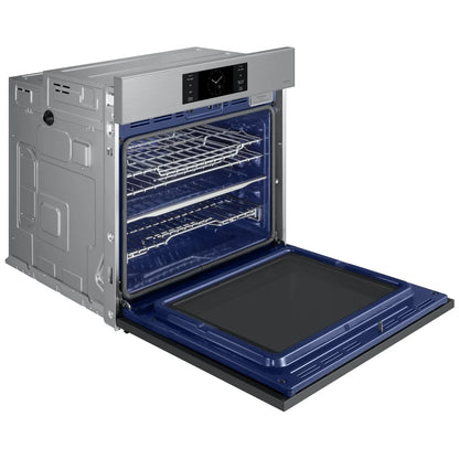 Samsung Bespoke NV51CG700SSRAA Single Wall Oven, 30 inch Exterior Width, Convection, Self Clean, 5.1 cu. ft. Capacity, Temperature Probe, Wifi Enabled, Air Fry, Stainless Steel colour