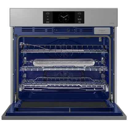Samsung Bespoke NV51CG700SSRAA Single Wall Oven, 30 inch Exterior Width, Convection, Self Clean, 5.1 cu. ft. Capacity, Temperature Probe, Wifi Enabled, Air Fry, Stainless Steel colour