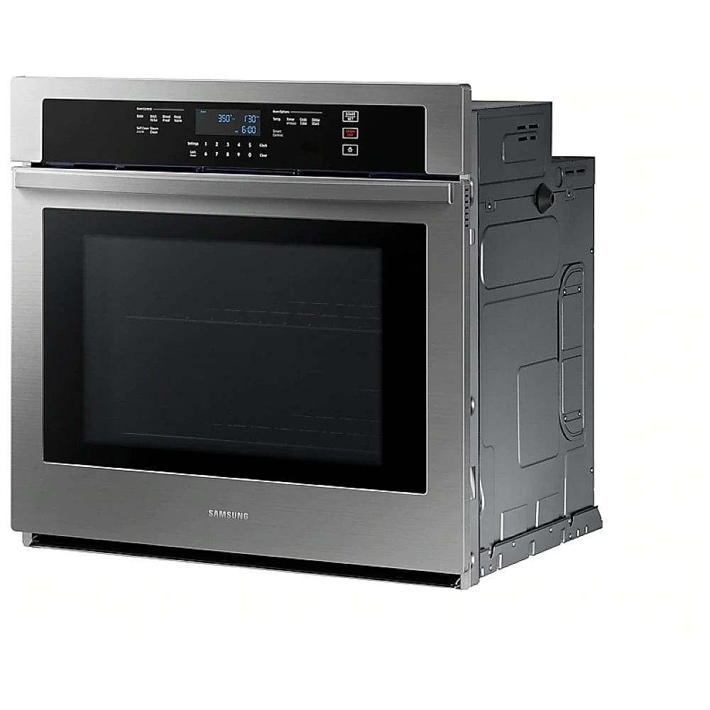 Samsung NV51T5512SS - NV51T5512SS/AC Single Wall Oven, 30 inch Exterior Width, Self Clean, 5.1 cu. ft. Capacity, Wifi Enabled, Stainless Steel colour
