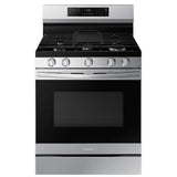Samsung NX60A6511SS - NX60A6511SS/AA Gas Range, 6 cu. ft. Capacity, 30 inch Exterior Width, Self Clean, Convection, 5 Burners, Storage Drawer, Yes, 18,000 BTU Highest Burner, Stainless Steel colour