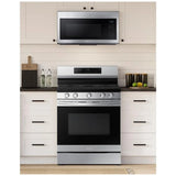 Samsung NX60A6511SS - NX60A6511SS/AA Gas Range, 6 cu. ft. Capacity, 30 inch Exterior Width, Self Clean, Convection, 5 Burners, Storage Drawer, Yes, 18,000 BTU Highest Burner, Stainless Steel colour