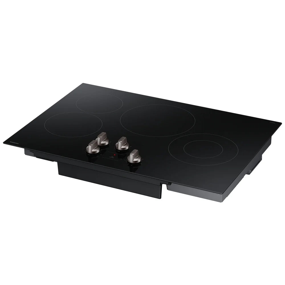 Samsung NZ30FG5332RKAA Electric Cooktop, 30 inch Exterior Width, 4 Burners, 2,500 Watts Highest Burner Element, Black colour