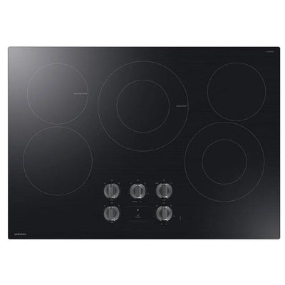 Samsung NZ30FG6332RKAA Electric Cooktop, 30 inch Exterior Width, 5 Burners, 3,300 Watts Highest Burner Element