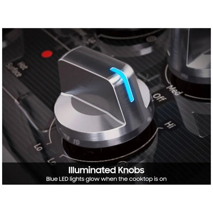 Samsung NZ30FG6332RKAA Electric Cooktop, 30 inch Exterior Width, 5 Burners, 3,300 Watts Highest Burner Element