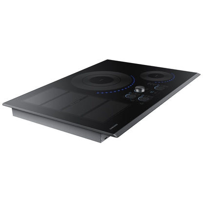 Samsung NZ30K7880UG Induction Cooktop, 30 inch Exterior Width, 4 Burners, 3,600 Watts Highest Burner Element