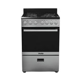 Vesta North Dakota 24" Electric Range, Silver Colour