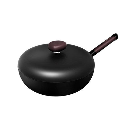 Velosan VE073-32Bl01 32cm Iron Fry Wok