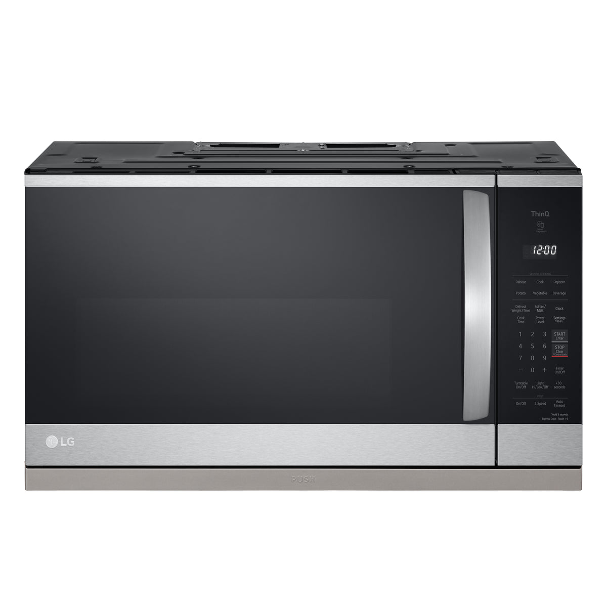 LG MVEL2125F Over the Range Microwave Front