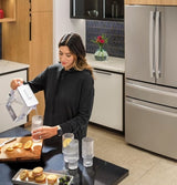 GE Profile PAD28BYTFS Bottom Freezer French Door Refrigerator, 36 inch Width, 28 cu. ft. Capacity, Water Dispenser (Interior), Ice Dispenser (Freezer Located), ENERGY STAR Certified, Stainless Steel colour