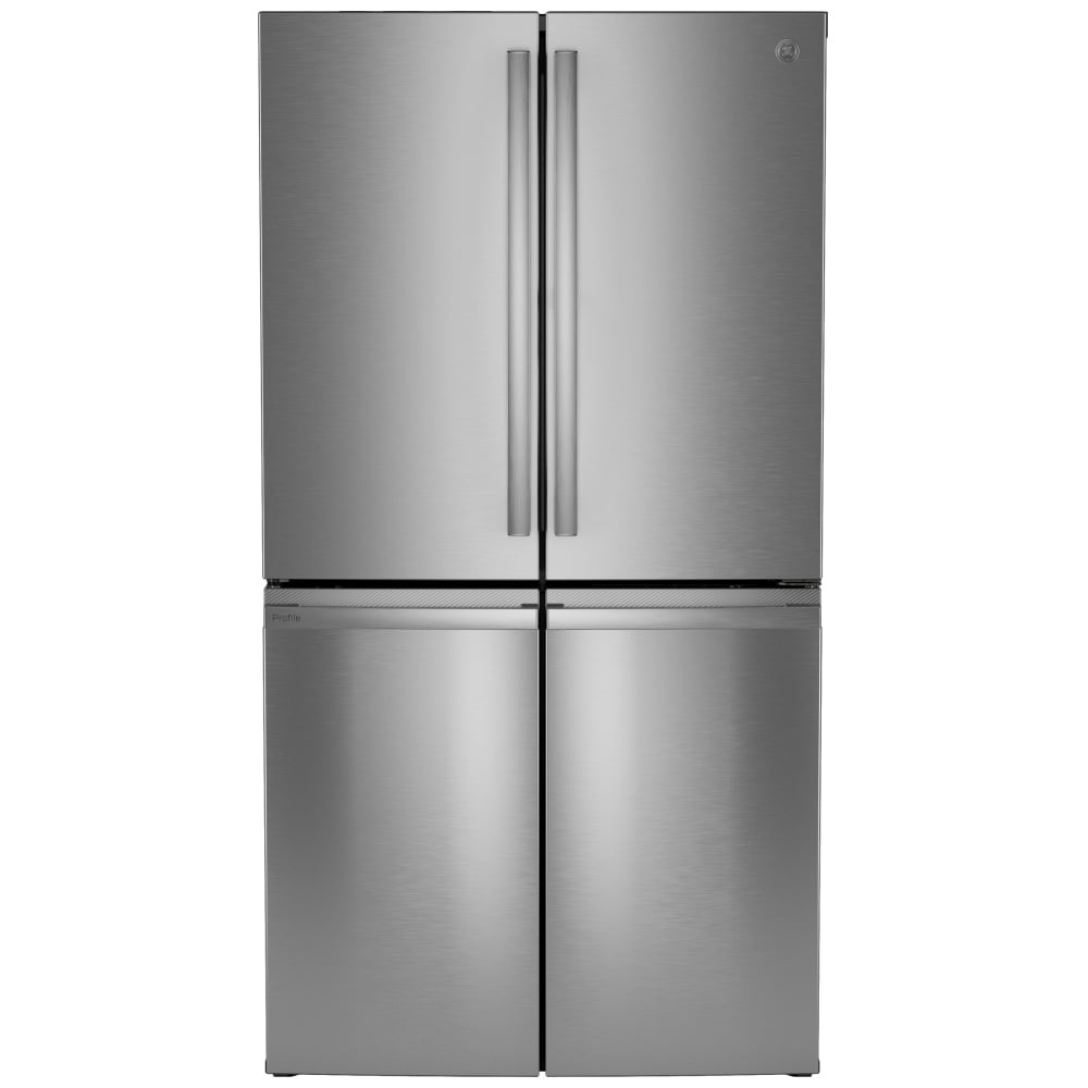 GE Profile PAD28BYTFS Bottom Freezer French Door Refrigerator, 36 inch Width, ENERGY STAR Certified, 28 cu. ft. Capacity, Water Dispenser (Interior), Ice Dispenser (Freezer Located), Stainless Steel colour