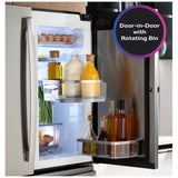 GE Profile PAD28BYTFS Bottom Freezer French Door Refrigerator, 36 inch Width, 28 cu. ft. Capacity, Water Dispenser (Interior), Ice Dispenser (Freezer Located), ENERGY STAR Certified, Stainless Steel colour