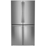 GE Profile PAD28BYTFS Bottom Freezer French Door Refrigerator, 36 inch Width, 28 cu. ft. Capacity, Water Dispenser (Interior), Ice Dispenser (Freezer Located), ENERGY STAR Certified, Stainless Steel colour