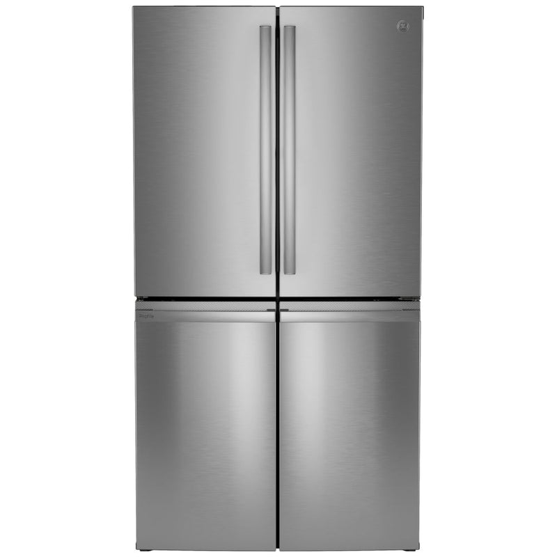 GE Profile PAD28BYTFS Bottom Freezer French Door Refrigerator, 36 inch Width, 28 cu. ft. Capacity, Water Dispenser (Interior), Ice Dispenser (Freezer Located), ENERGY STAR Certified, Stainless Steel colour