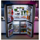 GE Profile PAD28BYTFS Bottom Freezer French Door Refrigerator, 36 inch Width, 28 cu. ft. Capacity, Water Dispenser (Interior), Ice Dispenser (Freezer Located), ENERGY STAR Certified, Stainless Steel colour