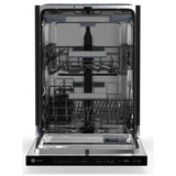 GE Profile PBT700SSVFS Dishwasher, 24 inch Exterior Width, 42 dB Decibel Level, Fully Integrated, Stainless Interior, 9 Wash Cycles, Hard Food Disposal, 3 Loading Racks, Wifi Enabled, Fingerprint Resistant Stainless Steel colour