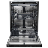 GE Profile PBT700SSVFS Dishwasher, 24 inch Exterior Width, 42 dB Decibel Level, Fully Integrated, Stainless Interior, 9 Wash Cycles, Hard Food Disposal, 3 Loading Racks, Wifi Enabled, Fingerprint Resistant Stainless Steel colour