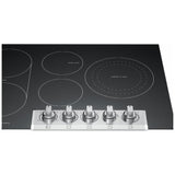 Frigidaire Professional PCCE3680AF Electric Cooktop, 36 inch Exterior Width, 5 Burners, 3,200 W Highest Element, Black Glass colour