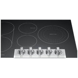 Frigidaire Professional PCCE3680AF Electric Cooktop, 36 inch Exterior Width, 5 Burners, 3,200 W Highest Element, Black Glass colour
