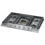 Frigidaire Professional PCCG3080AS Gas Cooktop, 30 inch Exterior Width, 5 Burners, 18,000 BTU Highest Burner, Stainless Steel colour