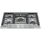 Frigidaire Professional PCCG3080AS Gas Cooktop, 30 inch Exterior Width, 5 Burners, 18,000 BTU Highest Burner, Stainless Steel colour