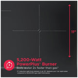 Frigidaire Professional PCCI3680AF Induction Cooktop, 36 inch Exterior Width, 5 Burners, 5,200 W Highest Element, Stainless Steel colour