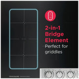 Frigidaire Professional PCCI3680AF Induction Cooktop, 36 inch Exterior Width, 5 Burners, 5,200 W Highest Element, Stainless Steel colour