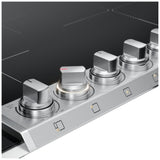 Frigidaire Professional PCCI3680AF Induction Cooktop, 36 inch Exterior Width, 5 Burners, 5,200 W Highest Element, Stainless Steel colour