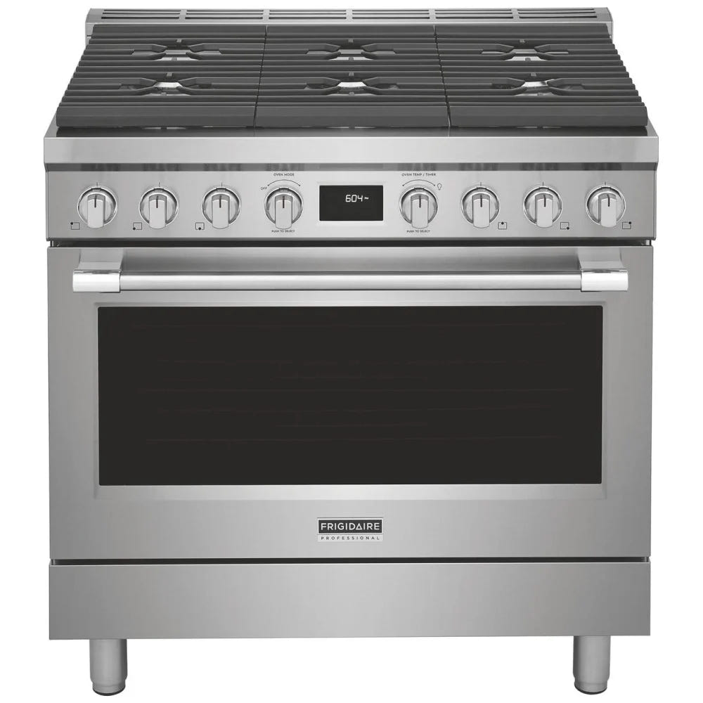 Frigidaire Professional 36 英寸双燃料独立式炉灶 PCFD3670AF