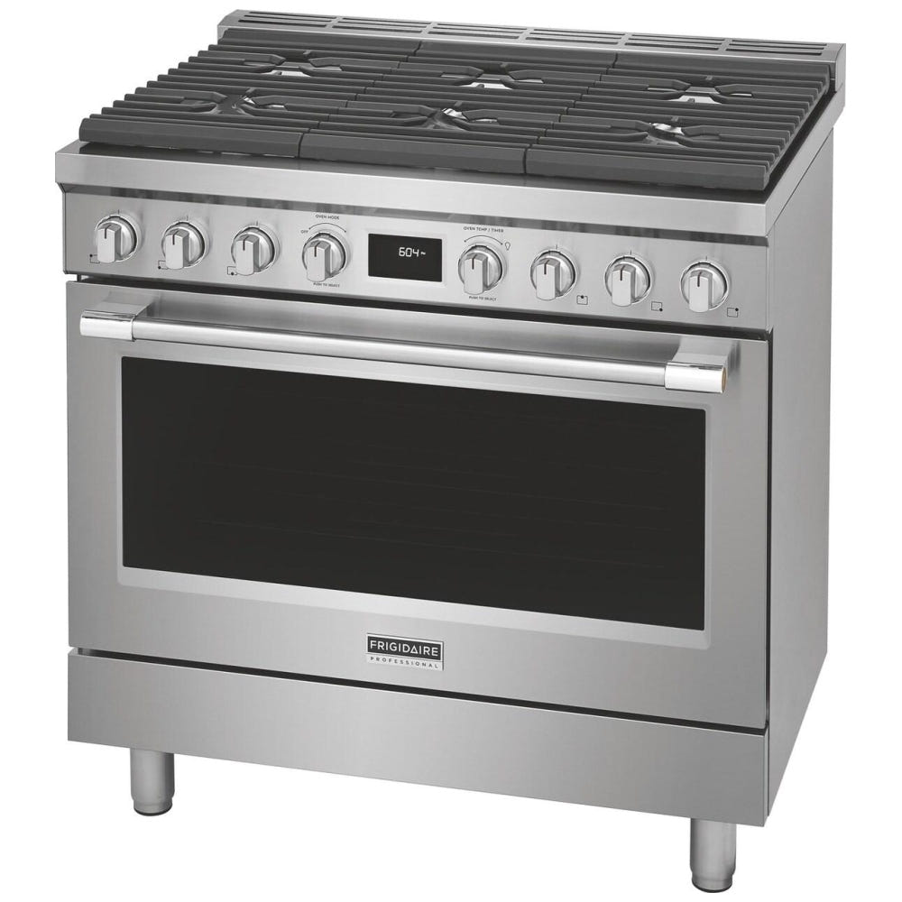 Frigidaire Professional 36 英寸双燃料独立式炉灶 PCFD3670AF