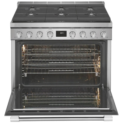 Frigidaire Professional 36" Dual-Fuel Freestanding Ranges PCFD3670AF