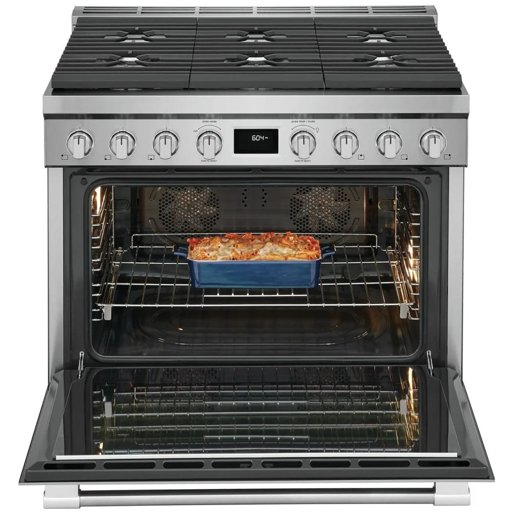 Frigidaire Professional 36 英寸双燃料独立式炉灶 PCFD3670AF
