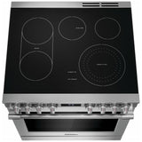 Frigidaire Professional PCFE308CAF Electric Range, 6.2 cu. ft. Capacity, 30 inch Exterior Width, Convection, 5 Burners, Yes, Self Clean, 3,200 W Highest Element, Stainless Steel colour