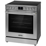 Frigidaire Professional PCFE308CAF Electric Range, 6.2 cu. ft. Capacity, 30 inch Exterior Width, Convection, 5 Burners, Yes, Self Clean, 3,200 W Highest Element, Stainless Steel colour