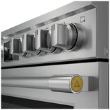 Frigidaire Professional PCFE308CAF Electric Range, 6.2 cu. ft. Capacity, 30 inch Exterior Width, Convection, 5 Burners, Yes, Self Clean, 3,200 W Highest Element, Stainless Steel colour