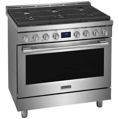 Frigidaire Professional 36'' Front Control Freestanding Gas Range PCFG3670AF