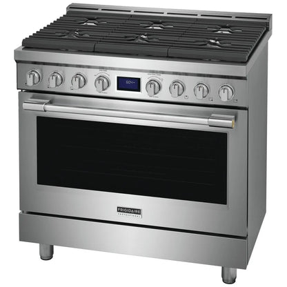 Frigidaire Professional 36'' Front Control Freestanding Gas Range PCFG3670AF