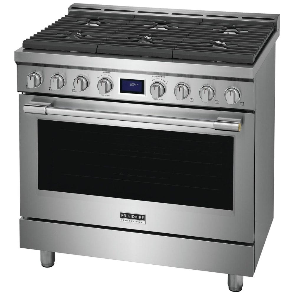 Frigidaire Professional 36" Front Control Freestanding Gas Range PCFG3670AF