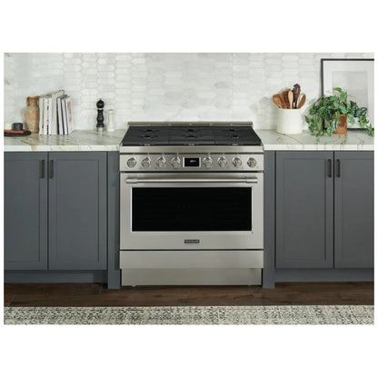 Frigidaire Professional 36'' Front Control Freestanding Gas Range PCFG3670AF