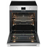 Frigidaire Professional PCFI308CAF Induction Range, 6.2 cu. ft. Capacity, 30 inch Exterior Width, Convection, 5 Burners, Storage Drawer, Yes, Self Clean, 3,600 W Highest Element, Stainless Steel colour