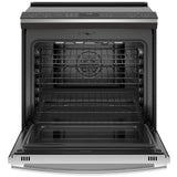 GE Profile PCHS920YMFS Induction Range, 5.3 cu. ft. Capacity, 30 inch Exterior Width, True Convection, 5 Burners, Storage Drawer, Yes, Self Clean, 3,700 W Highest Element, Stainless Steel colour