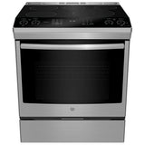 GE Profile PCHS920YMFS Induction Range, 5.3 cu. ft. Capacity, 30 inch Exterior Width, True Convection, 5 Burners, Storage Drawer, Yes, Self Clean, 3,700 W Highest Element, Stainless Steel colour