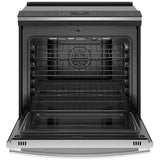 GE Profile PCHS920YMFS Induction Range, 5.3 cu. ft. Capacity, 30 inch Exterior Width, True Convection, 5 Burners, Storage Drawer, Yes, Self Clean, 3,700 W Highest Element, Stainless Steel colour