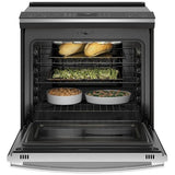 GE Profile PCHS920YMFS Induction Range, 5.3 cu. ft. Capacity, 30 inch Exterior Width, True Convection, 5 Burners, Storage Drawer, Yes, Self Clean, 3,700 W Highest Element, Stainless Steel colour