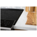 GE Profile PCHS920YMFS Induction Range, 5.3 cu. ft. Capacity, 30 inch Exterior Width, True Convection, 5 Burners, Storage Drawer, Yes, Self Clean, 3,700 W Highest Element, Stainless Steel colour