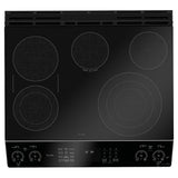 GE Profile PCS980YMFS Electric Range, 6.7 cu. ft. Capacity, 30 inch Exterior Width, True Convection, 5 Burners, Yes, Self Clean, Double Oven, 3,000 W Highest Element, Stainless Steel colour