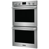 Frigidaire Professional PCWD3080AF Double Wall Oven, 30 inch Exterior Width, Both Ovens Convection, Self Clean, 10.6 cu. ft. Capacity, Temperature Probe, Air Fry, Stainless Steel colour