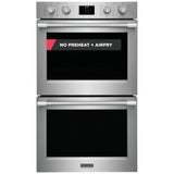 Frigidaire Professional PCWD3080AF Double Wall Oven, 30 inch Exterior Width, Both Ovens Convection, Self Clean, 10.6 cu. ft. Capacity, Temperature Probe, Air Fry, Stainless Steel colour