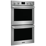 Frigidaire Professional PCWD3080AF Double Wall Oven, 30 inch Exterior Width, Both Ovens Convection, Self Clean, 10.6 cu. ft. Capacity, Temperature Probe, Air Fry, Stainless Steel colour